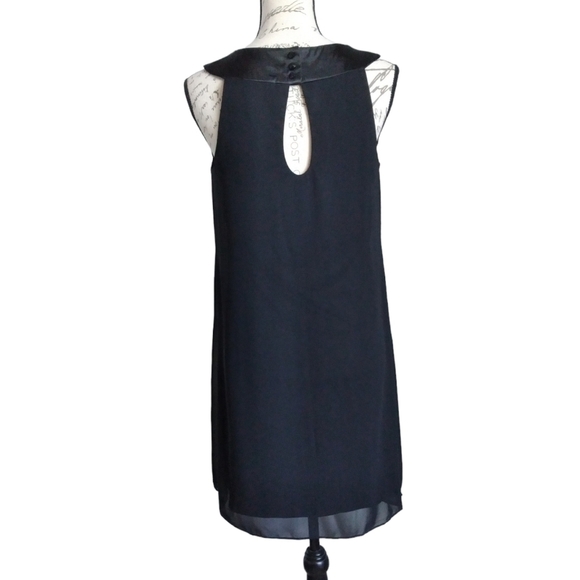 j.b.s Ltd Halter Neck Satin Collar Sleeveless Dress - Picture 4 of 8